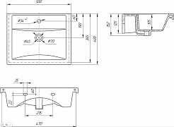 Vigo Тумба с раковиной Geometry 2-500 белая – фотография-8